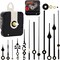 Wall Clock Movement Mechanism Repair Parts Replacement Kit Sweep Silent Movement,17 mm (43/64 inch) Shaft Length 9.5 mm (3/8 inch) Thread Length.